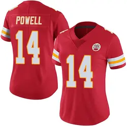 Nike Cornell Powell Kansas City Chiefs Women's Limited Red Team Color Vapor Untouchable Jersey